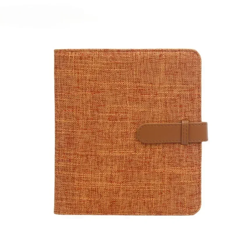 3 Inch 288 Photos Album Cotton Linen Loose Leaf Slip Pocket Photo Album MINI Photo Paper Universal