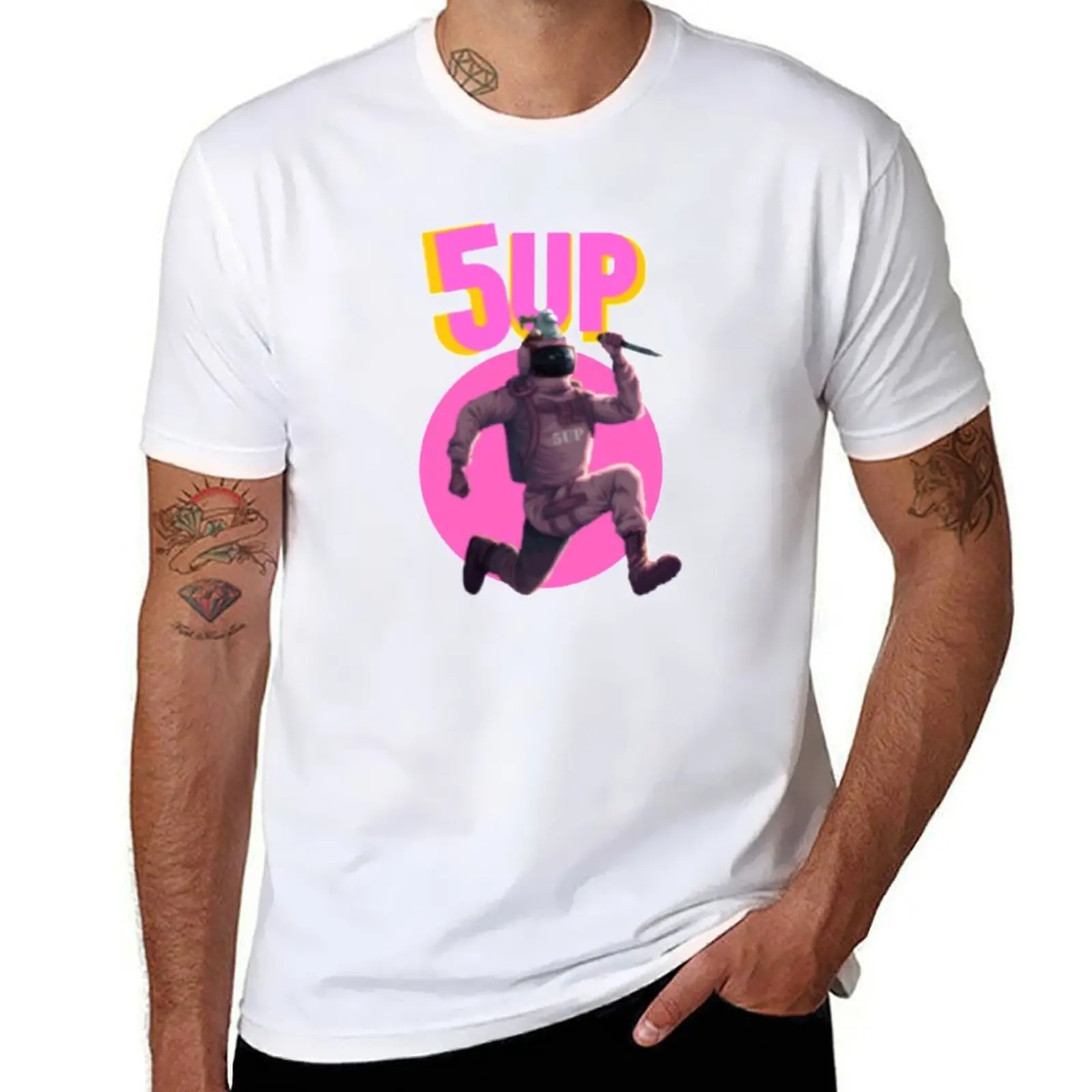 

5UP T-Shirt t shirts for man cotton soft t shirt man plain T-Shirt
