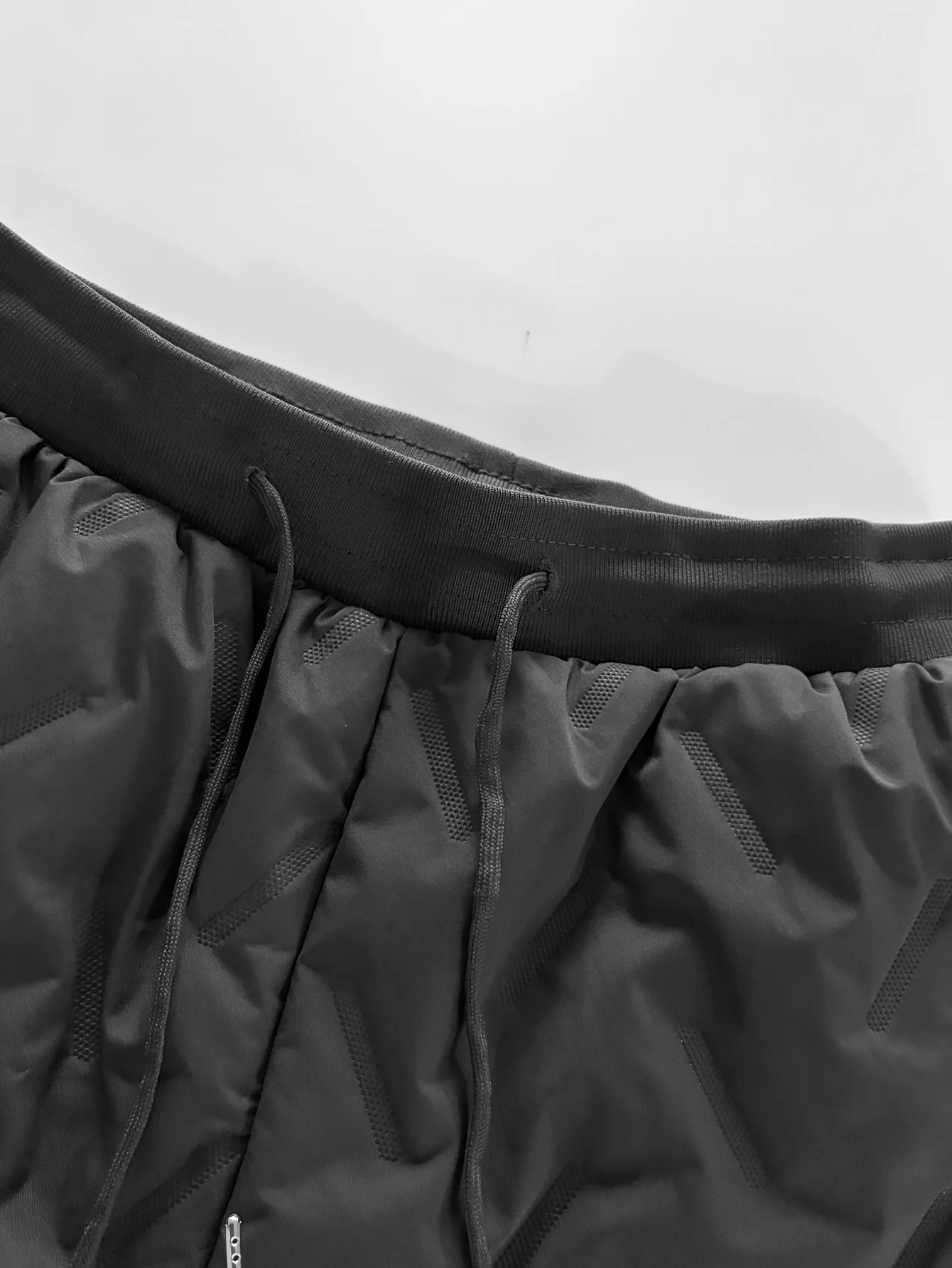 Herren- und Damen-Winter-Fleece-Freizeithosen mit Reißverschlusstaschen für bequeme Passform, Baumwollhosen, winddichte Hosen – Detail 3