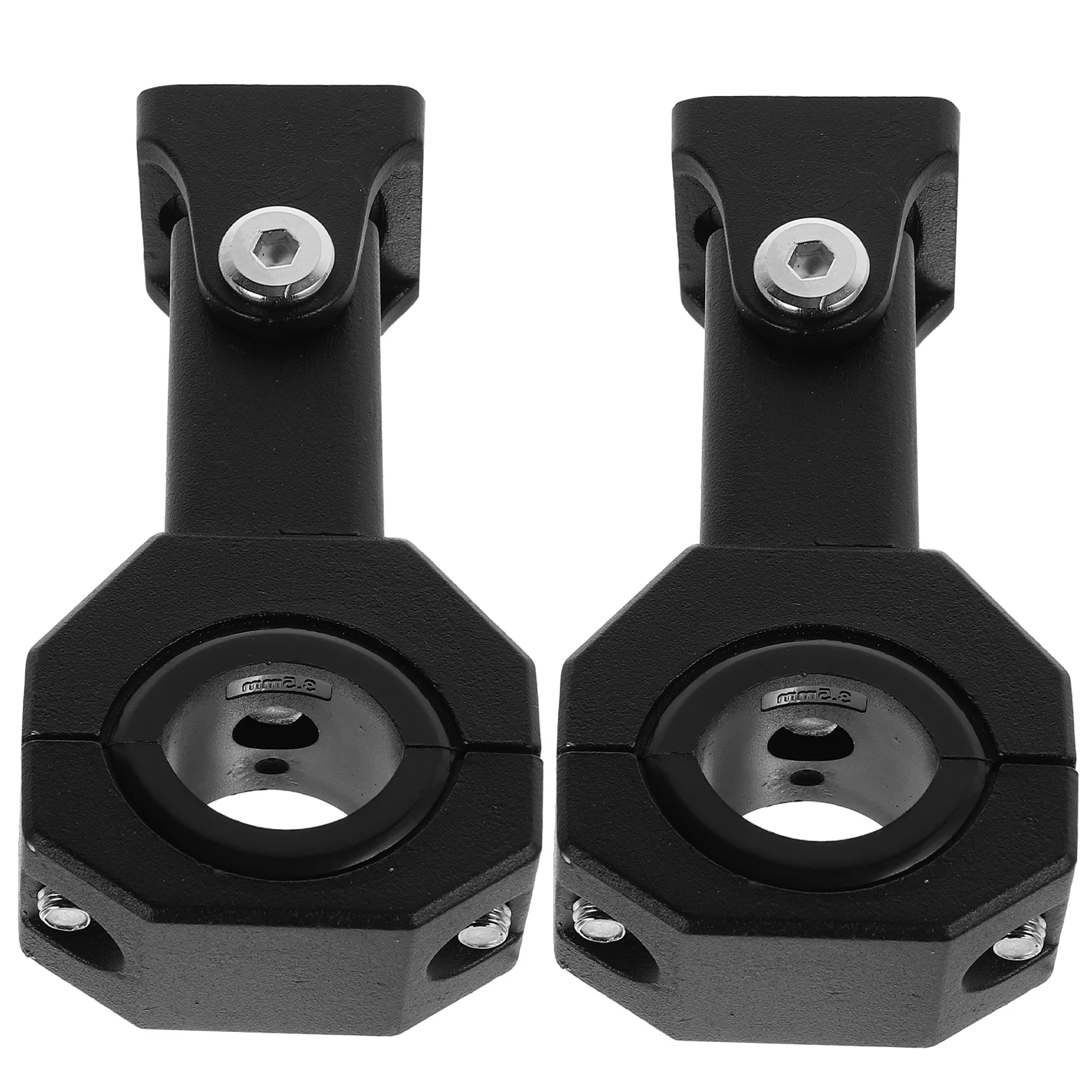 

2pcs Motorcycle Rear View Mirror Bracket Durable Expansion Mount for Scooter Spotlight Electric Bike Light Stability Guard