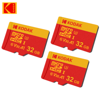 Original KODAK C10 Microsd 32GB 64GB 128GB 256GB 512GB Memory Card TF Flash Card SDXC U3 4K Storage Card with Adapter For Camera