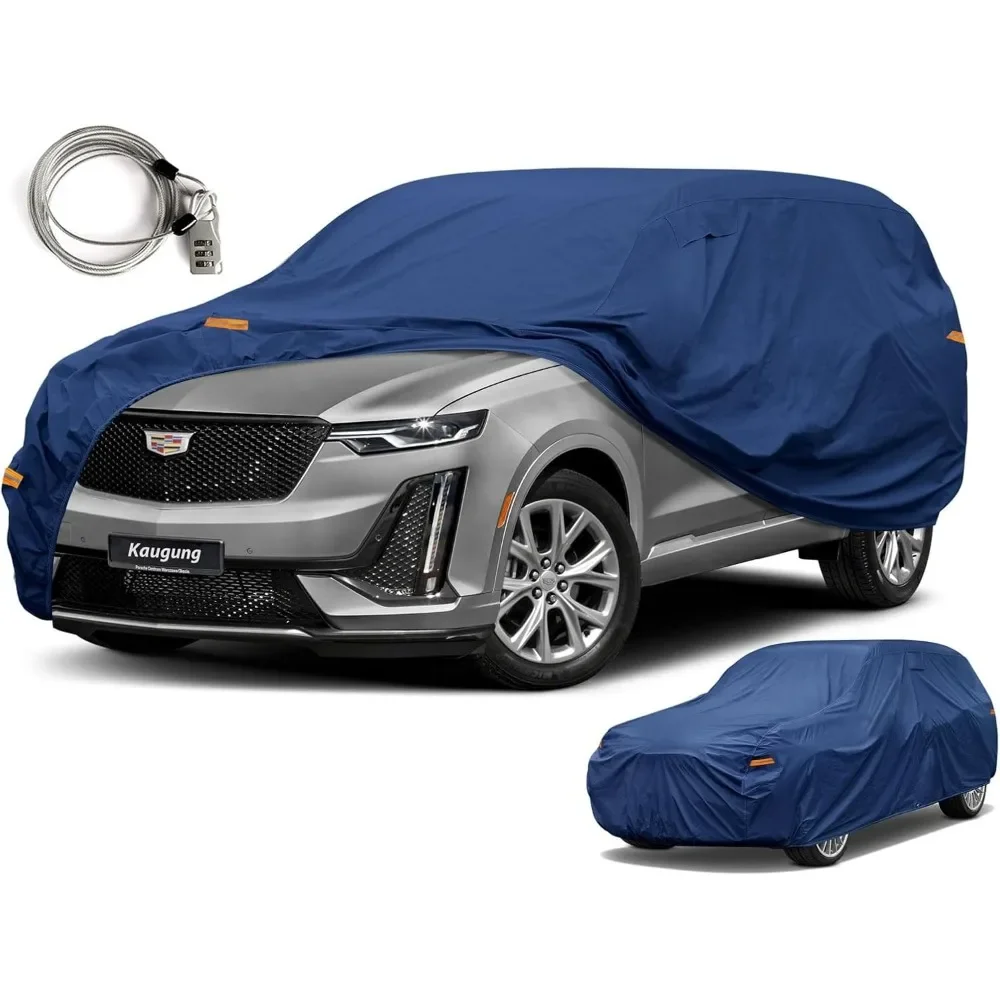 

Чехол для внедорожника на заказ, сверхпрочный, водонепроницаемый, всепогодный, дышащий, полная защита кузова с вентиляционными отверстиями