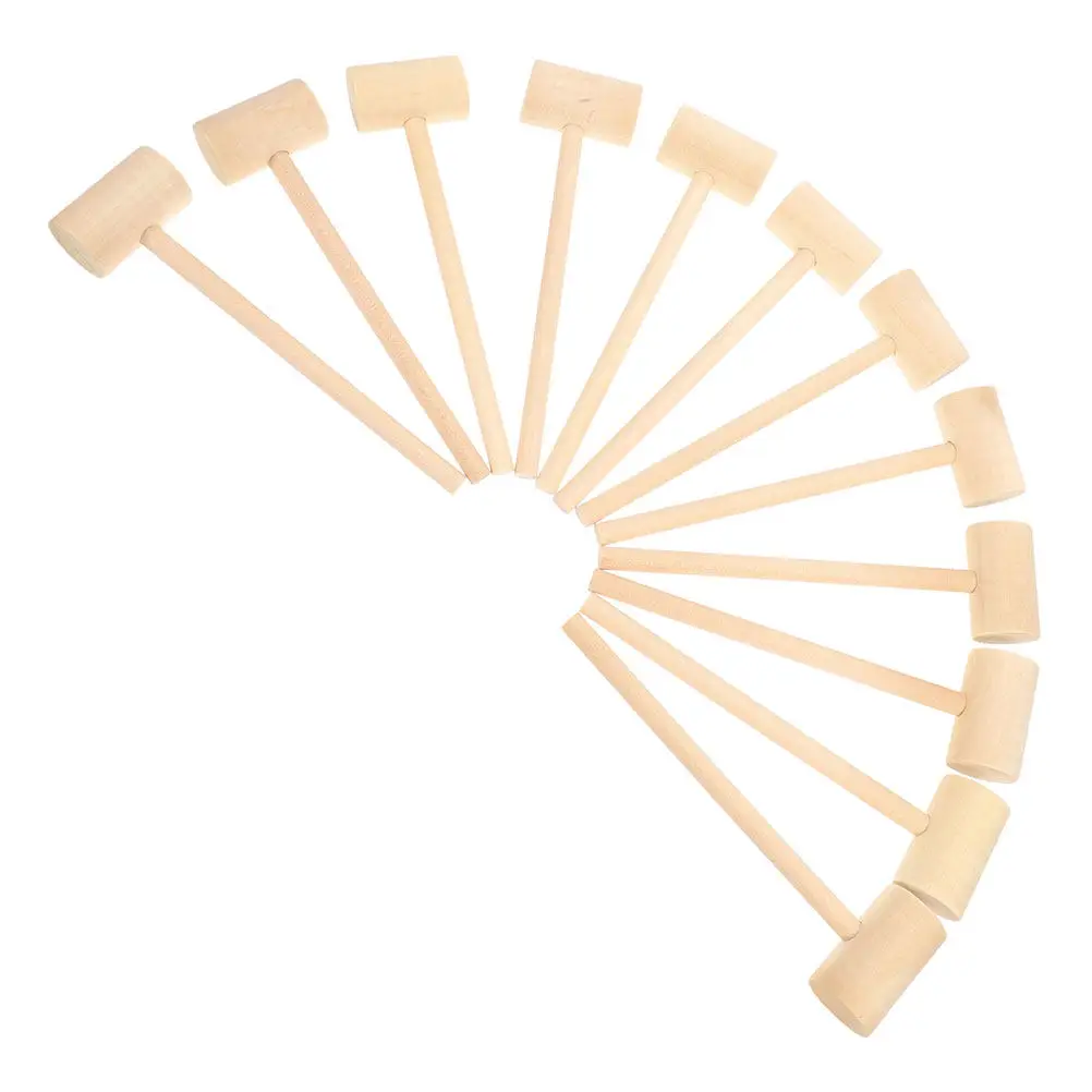 

Набор из 24 мини-деревянных молоточков: легкие, эргономичные, для разбивания шоколада, рукоделия, вечеринок, небольшие молотки-инструменты