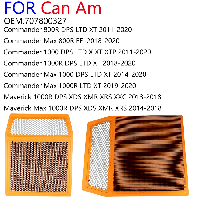 

Воздушный фильтр мотоцикла подходит для Can Am Commander Max 800R 1000R DPS LTD XT XTP EFI Maverick Max 1000R DPS XDS XMR XRS XXC