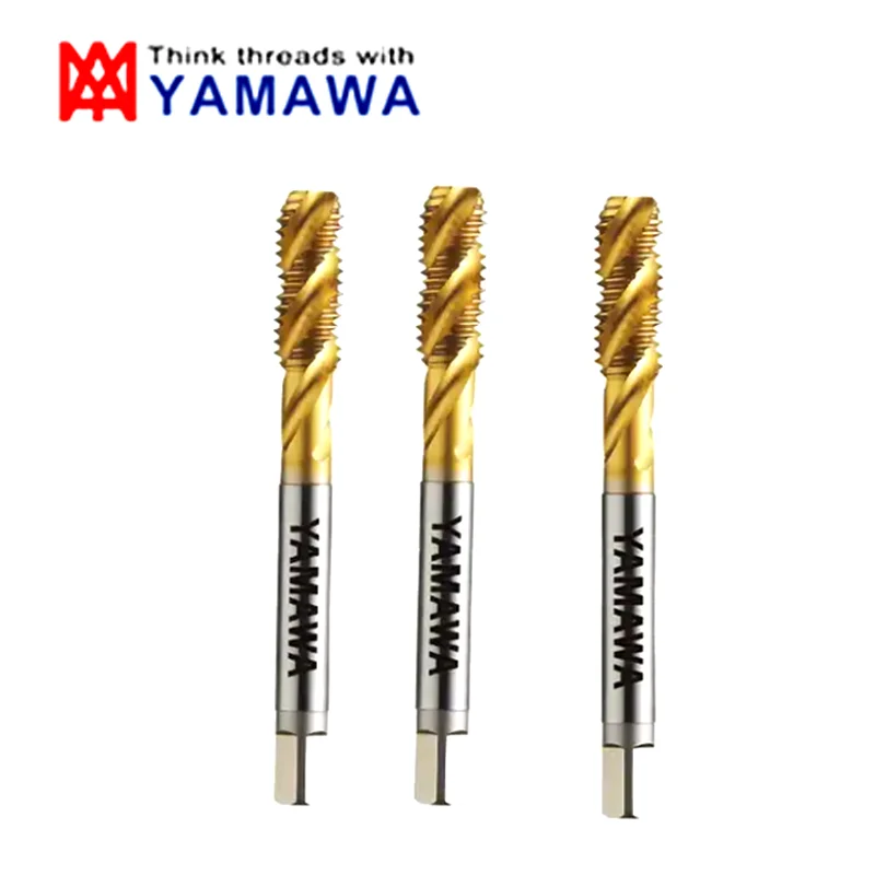 Janpan YAMAWA 1PCS HSSE TIN Coating Spiral Fluted Tap M10 M11 M12 M13 M14 M15 M16 M18 M20 M22 Machine Screw Fine Thread Taps