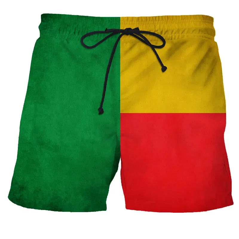 Spain Flag Men\'s Casual Shorts Summer Beach Pants 3d Printing Surfing Board Short Kids Beach Shorts Men Sports Pants Briefs Boy