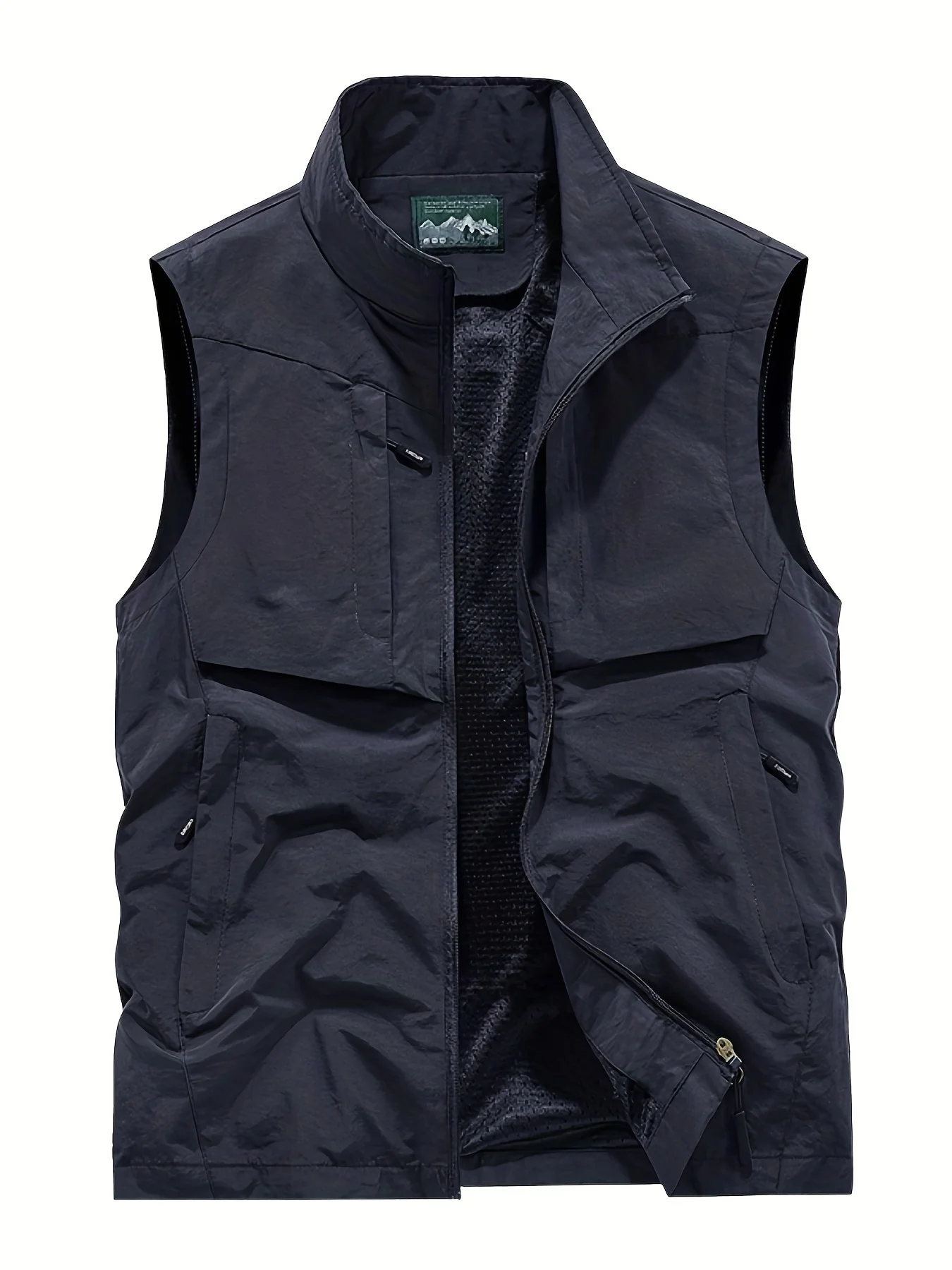 

Coat Summer for Mesh Vest Elegant Man Sleeveless Jacket New in Sweatshirts Work Gilets Hunting Fishing Clothing Men's Denim 8XL