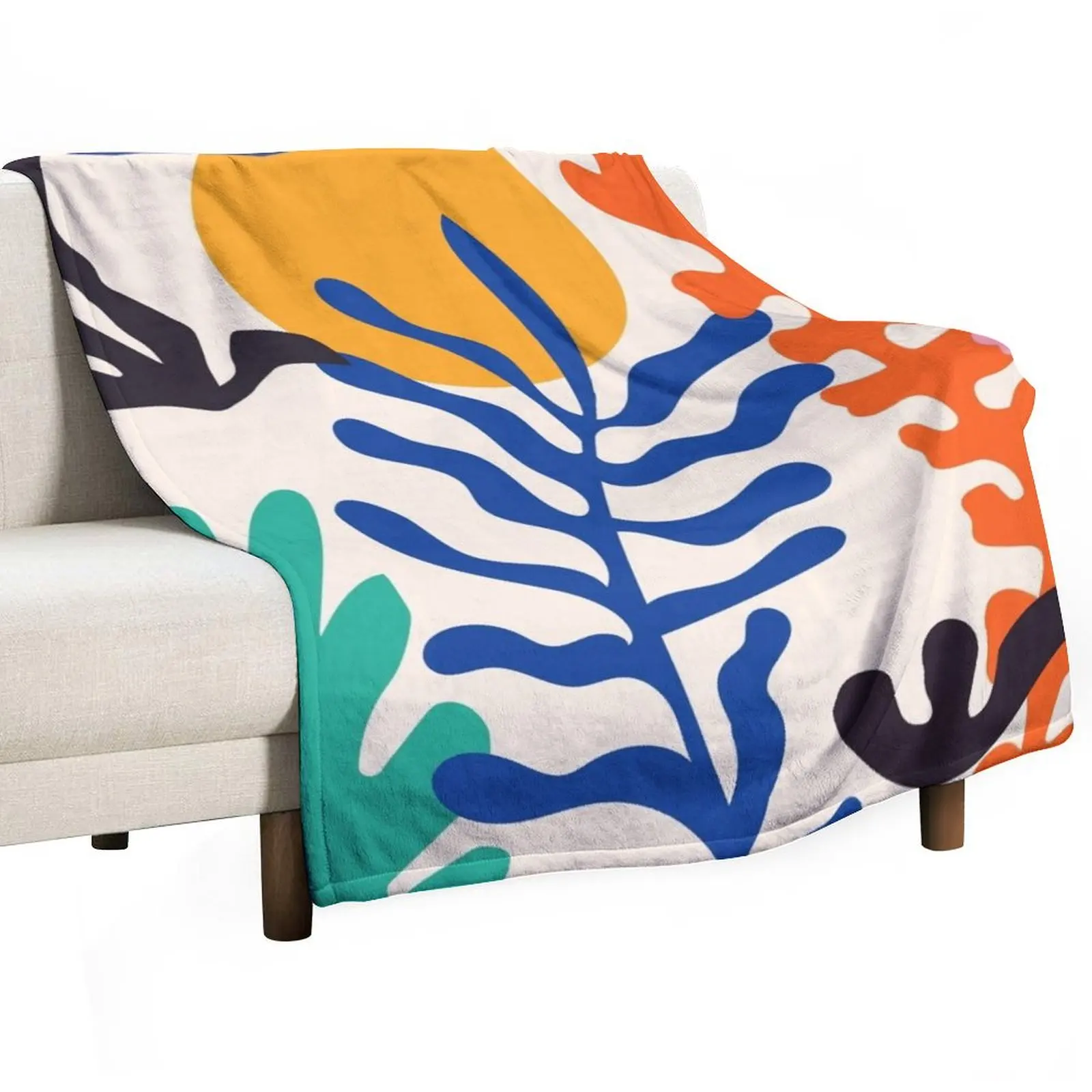Matisse Bright Boho Botanical Throw Blanket Luxury Thicken For Baby sofa bed Decorative Sofa Tourist Thin Blankets