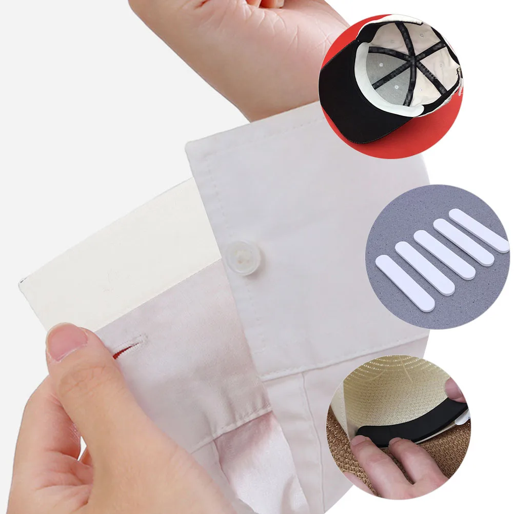

30pcs Anti-Hat Sticker Size Reducer Tape Cap Headband Insert Breathable Durable Hat Liner Pad Cushion Accessories for Helmets