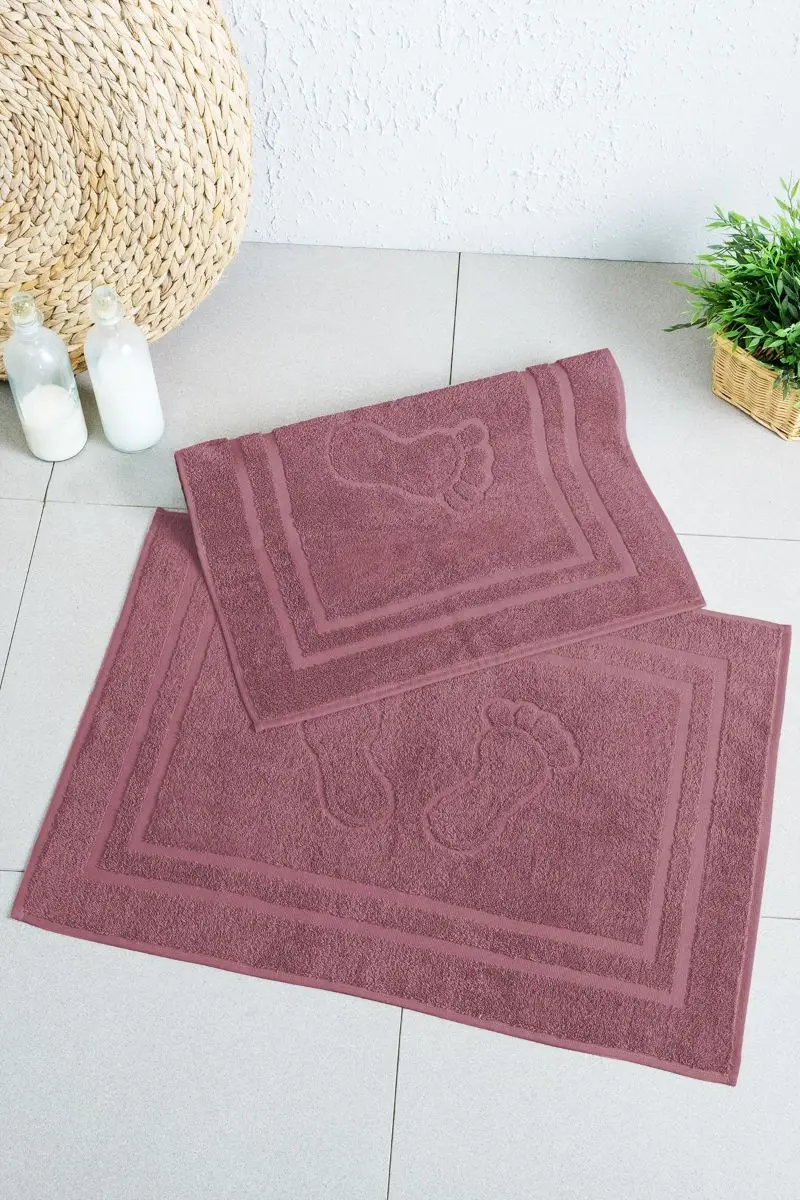 Luxury Bath Towel Set For Feet 2 Pcs 50x70 cm Towels Cotton Highly Absorbent Bathroom Towels (Pack of 2)