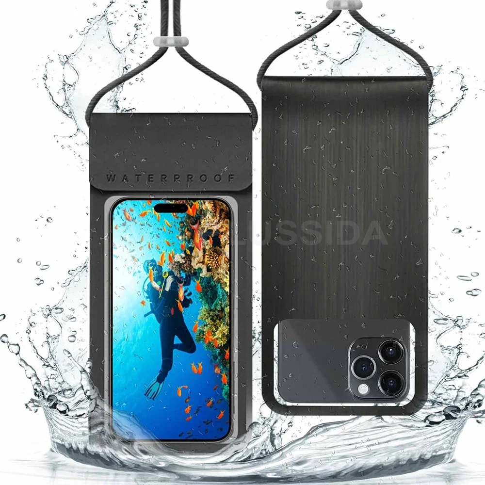 

Swimming Waterproof Phone Case Pouch Bag For iPhone 11 12 13 14 15 Pro Max for Infinix Note 40 Pro Water Proof Smartphone Cover