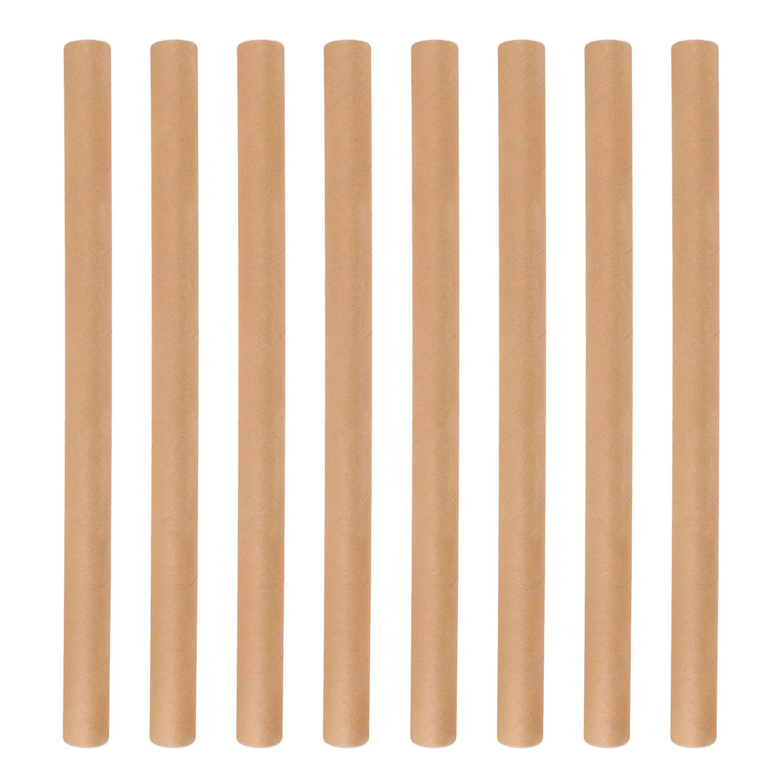8Pcs Mailing Tubes Poster Cardboard Tubes 19.69'' Kraft Paper Tubing Art Storage Shipping Tube Poster Packaging Tube view 5