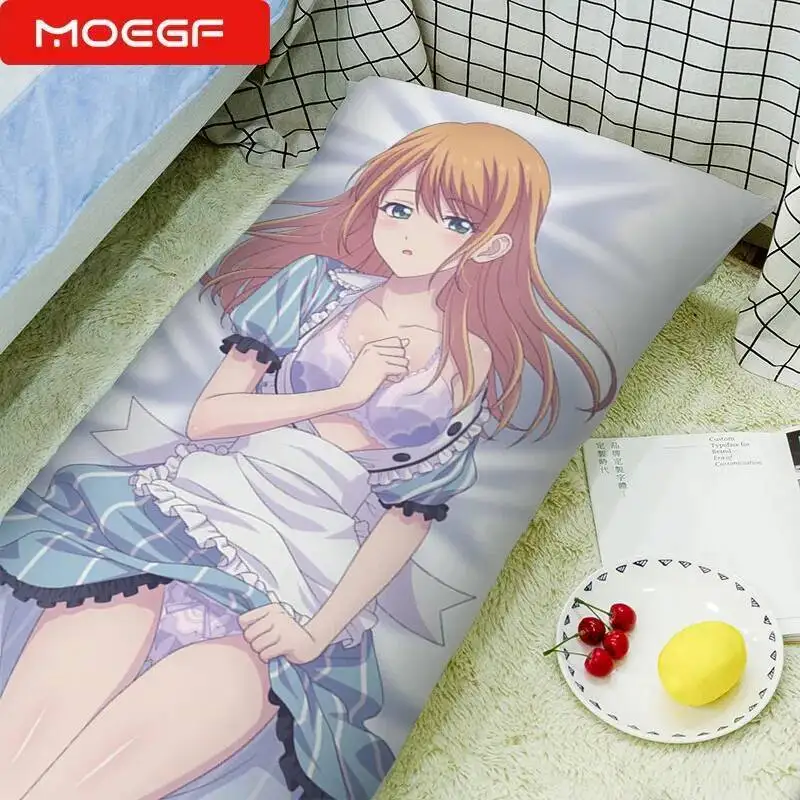 أنيمي Dakimakura المخدة مقهى شرفة وآلهةها Akane Hououji شخصية كيس وسادة 50X160cm #5