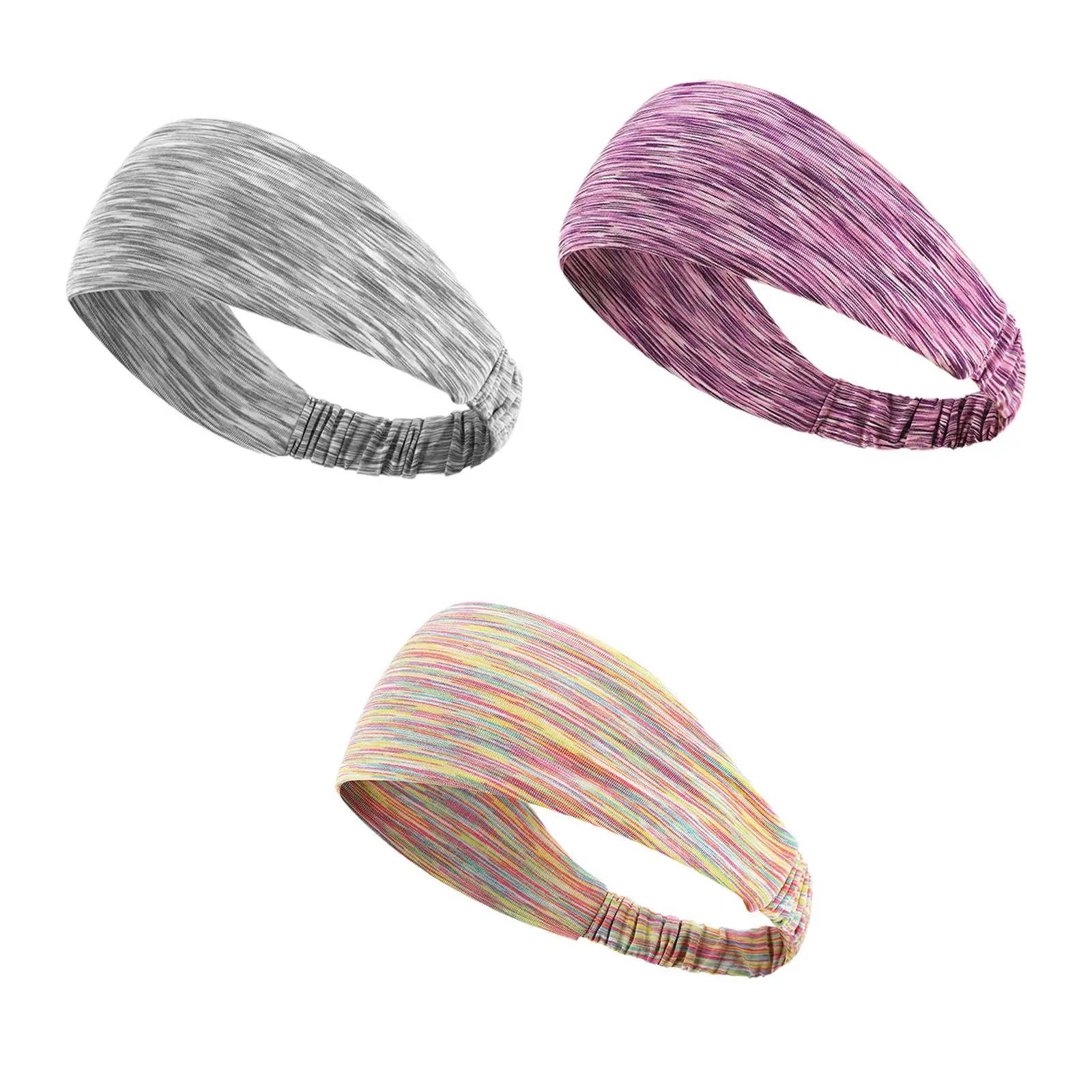 Opaska fitness Opaska przeciwpotna Przenośna domowa siłownia Szeroka opaska na głowę Opaska do włosów do jogi Opaska do włosów do jazdy na rowerze Sport Piłka nożna Joga