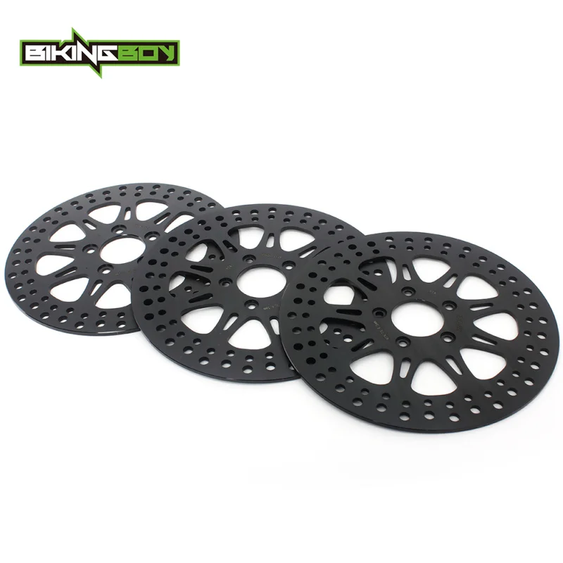 BIKINGBOY Front Rear Brake Discs Rotors FLHT Electra Glide 08 09 10 21 22 FLHTC FLHTCU FLHX Street Glide 08-13 FLHTK 10 11 12 13