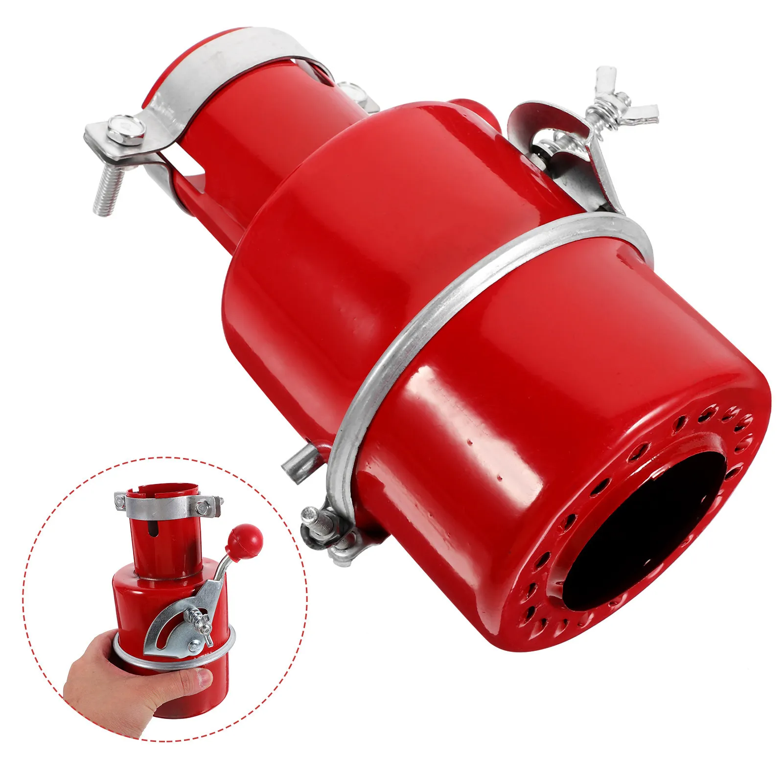 

Exhaust Tube Spark Arrestor Clamp on Vehicle Motorcycle Atv Scooter Fireproof Flame Arrestor for Chemical Plant Safety