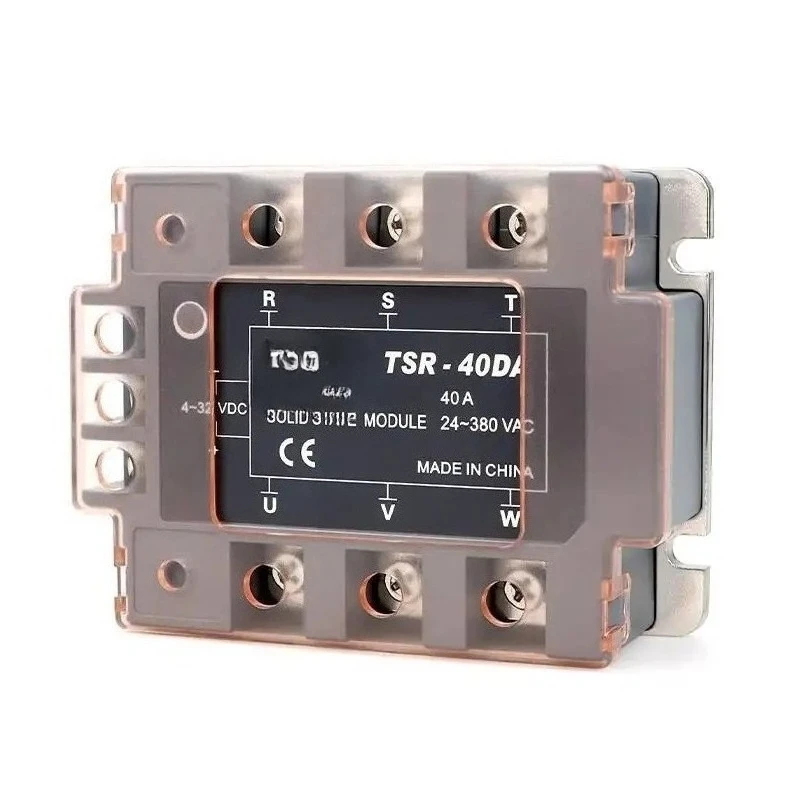TSR-DA Three Phase SSR Solid State Relay DC Control AC 380V Multiple Current Specifications