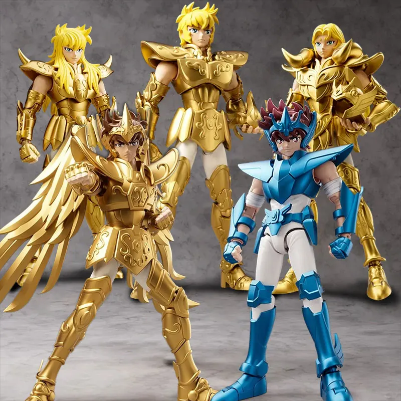 Saint Seiya Action Figure Saint Seiya-Milo Assembleren beeldjes Saint Seiya-Mu Saint Seiya-Aiolia Limited Model Toy Gift