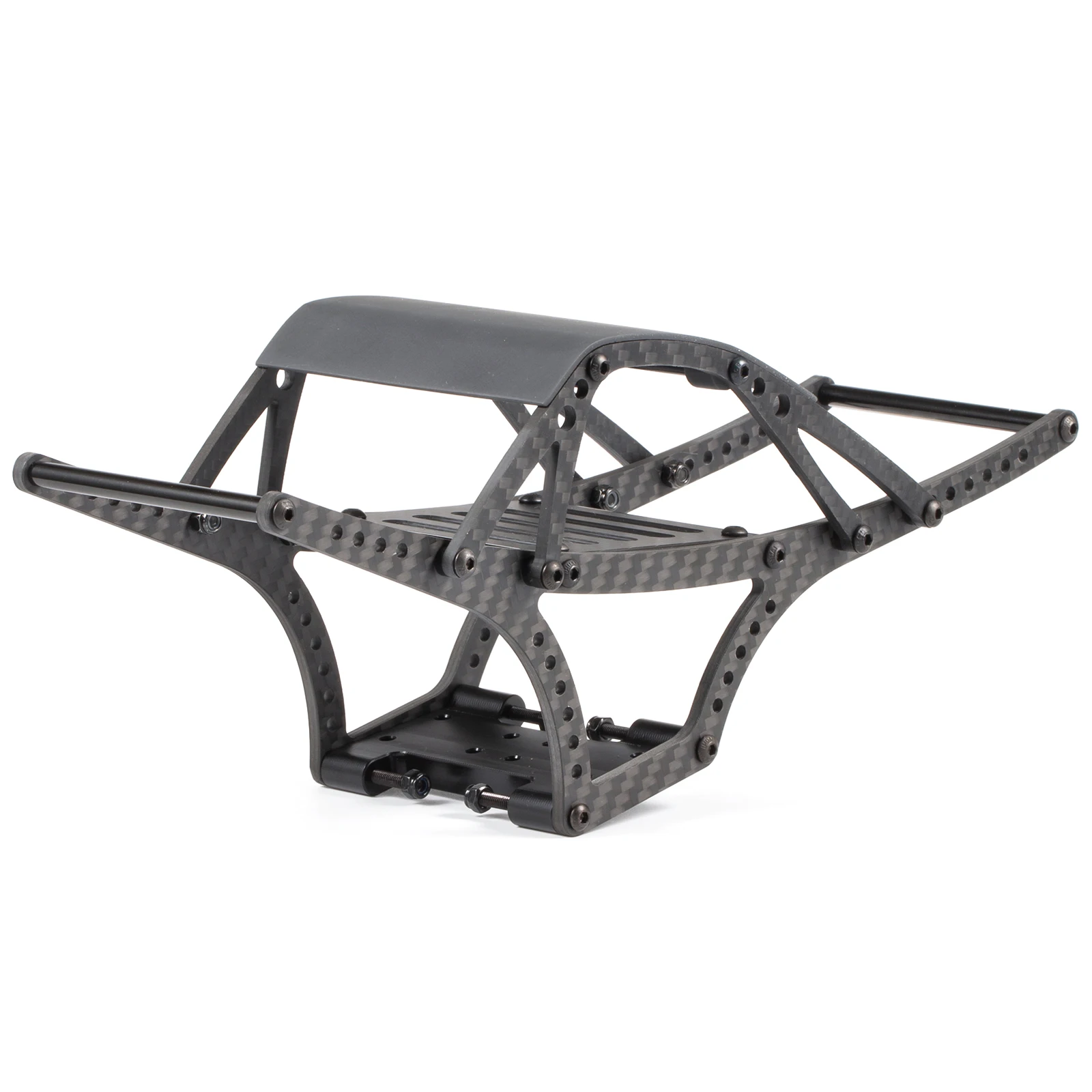 Carbon Fiber LCG Trail Buggy Chassis Kit and Titanium Link Set for 1/10 Capra Portal Axle Super Class RC Rock Crawler Build