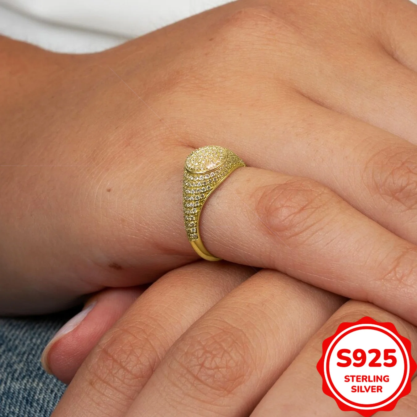 classic-fashionable-and-versatile-authentic-s925-silver-full-diamond-yellow-couple-personalized-commuting-ring