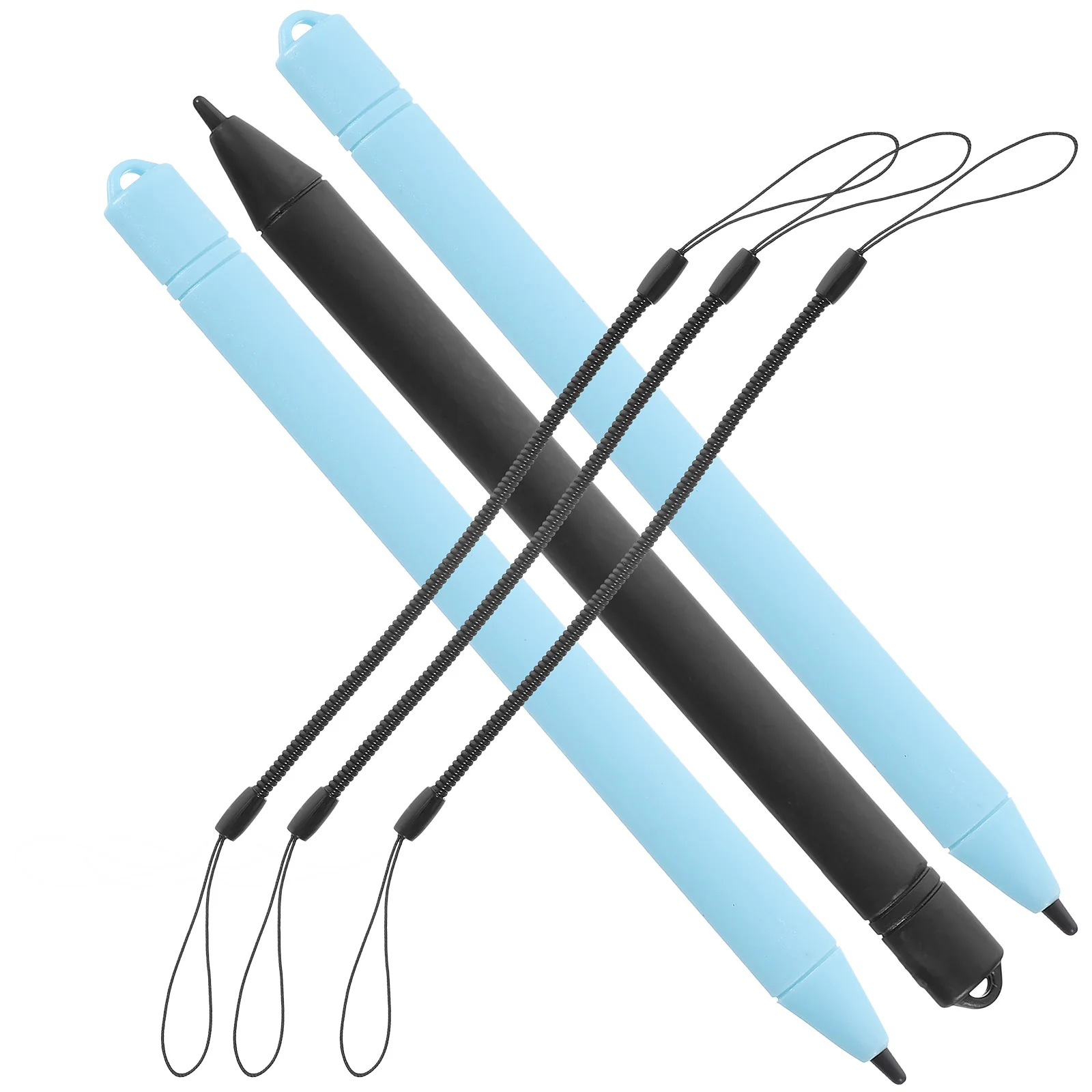 1 set 1 Set Of Lcd Drawing Board Pens Smooth Grip Plastic Kids Writing Tablet Pens For Doodle Drawing Board Pen Kids Stationary