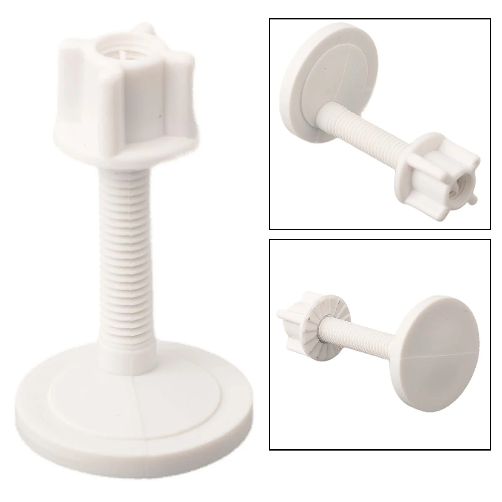 Toilet Hinge Screws High Quality Toilet Lid Hinge Screw Bolt Fixing Accessories Round Screws and Nuts 2PCS Set