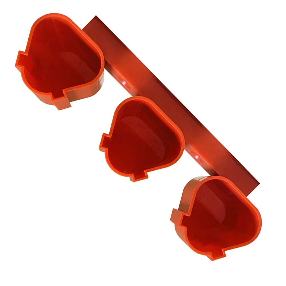 

1PCS Battery Holder Tool With 3 Slots For 10.8 12V Wall Mounted Battery Storage Fixing Bracket Rack Display Rack ﻿