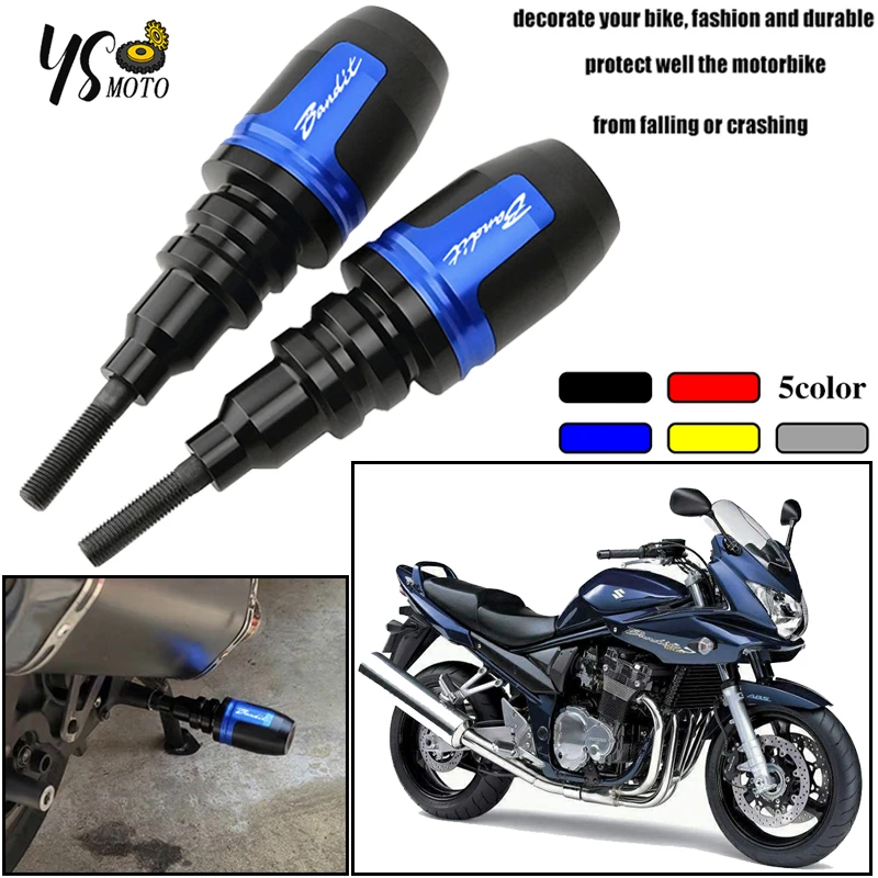 

For SUZUKI BANDIT GSF 1250 S 1250 1200 250 400 650 GSX650F Bandit Motorcycle Falling protection Exhaust Slider Crash pad slider