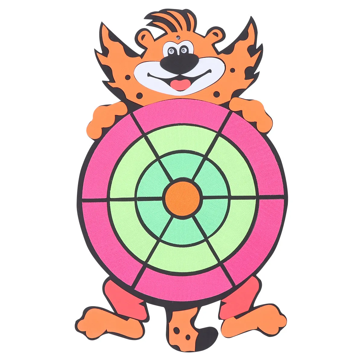 

Premium Cloth Dart Board with 3 Lightweight Sticky Balls Rabbit Motif Educational Outdoor Throwing Game for All Ages Family