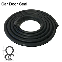 3meters Car Door Rubber Seal Strip Universal Soundproof Sealing Strips with Side PVC Bulb for Car Door Boat Home Sealants