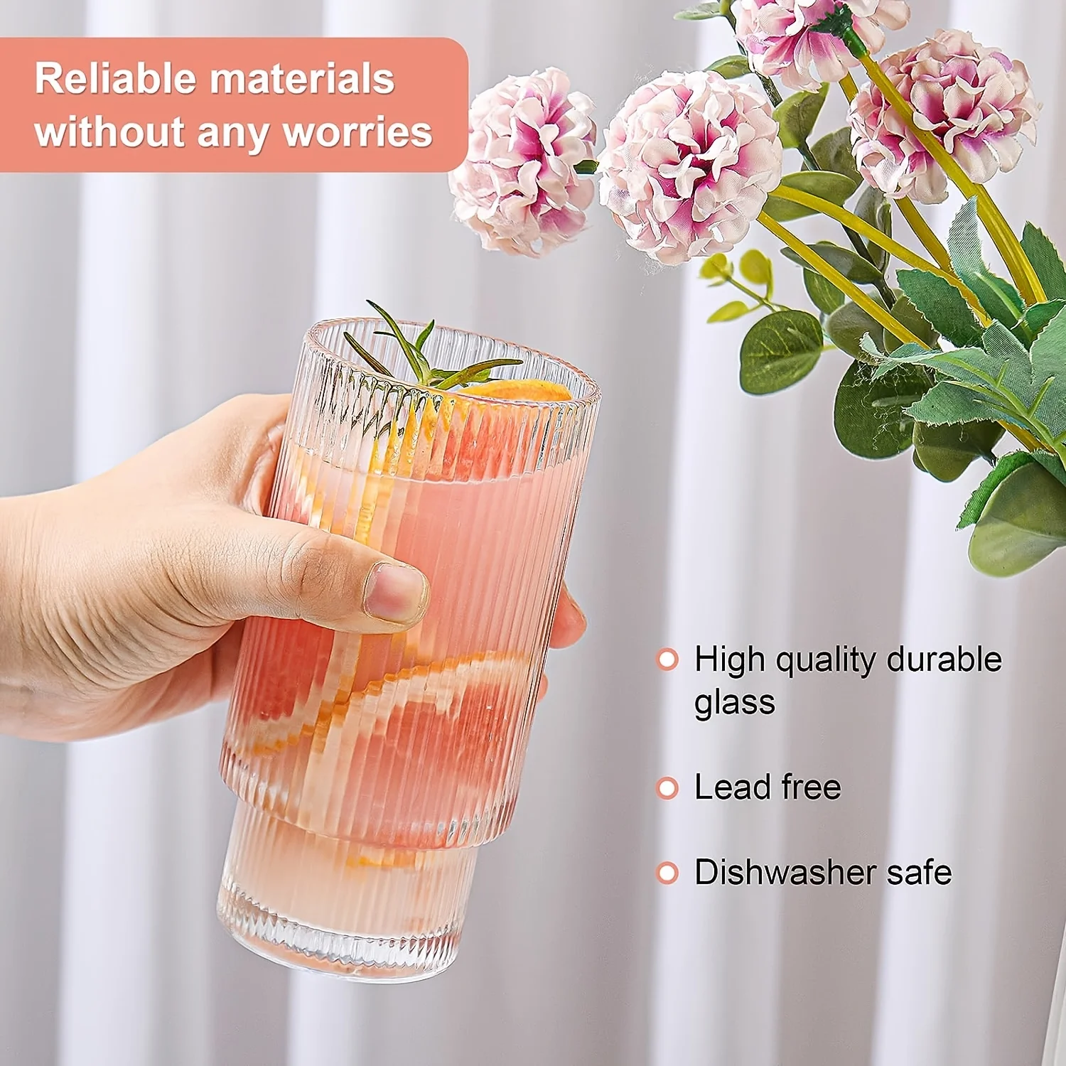 

tumbler cup Big MAC Vacuum cup Large capacity Summer appearance level is high2024new Ribbed Drinking Glasses With Straws And