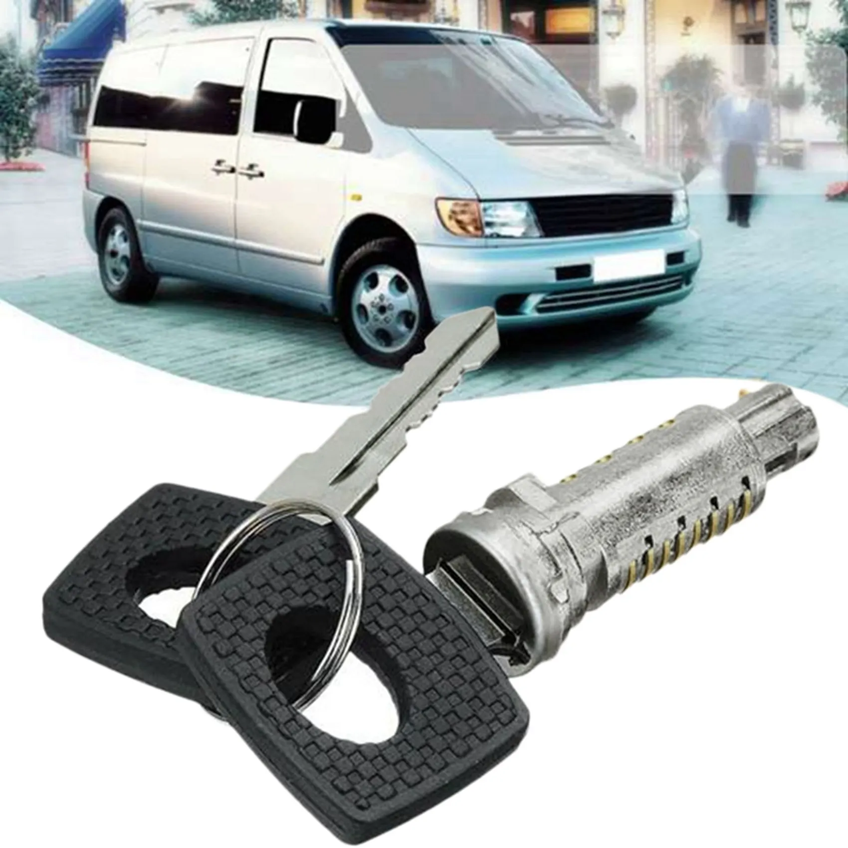 

6707600205 Five Pcs Door Lock Barrels with 2 Same Keys for LT Mercedes Sprinter Vito W638 Any Door Brand New