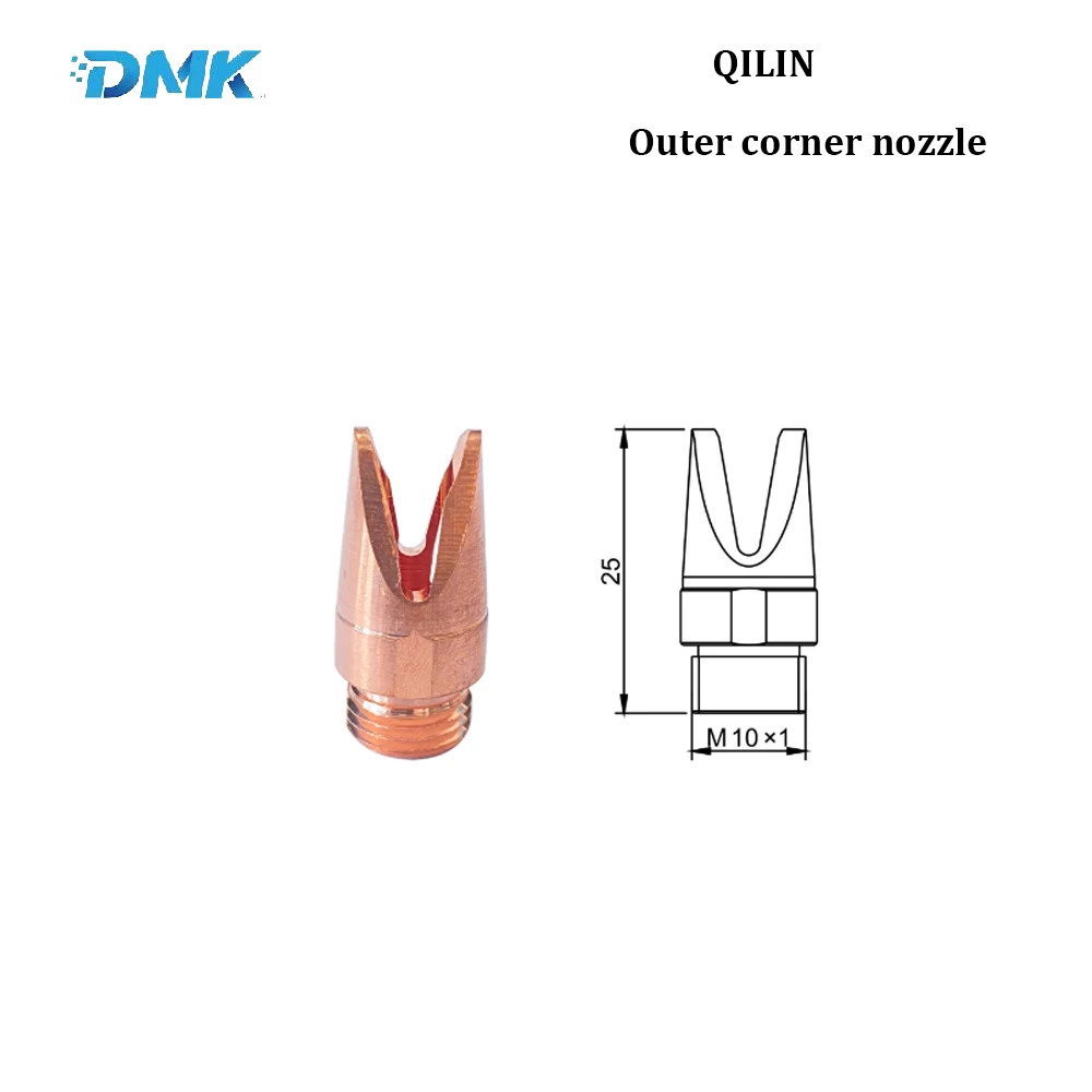 Imagem -06 - Bocal de Solda a Laser Dmk Qilin Diâmetro da Linha M10 11.8 mm para Máquina de Solda Manual a Laser