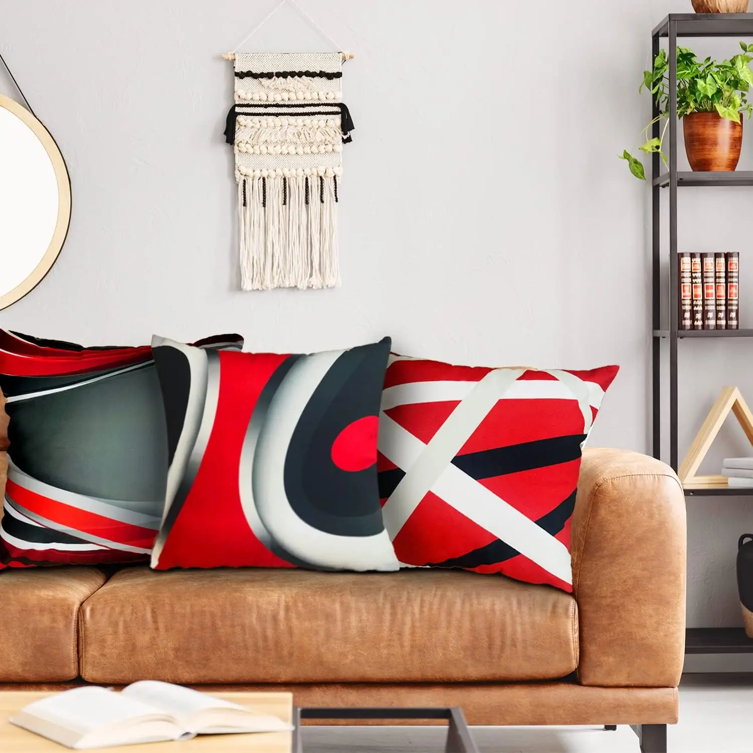 Throw Pillowcase Abstract geometric decorative pillowcase suitable for living room sofa bedroom home decoration cushion cover