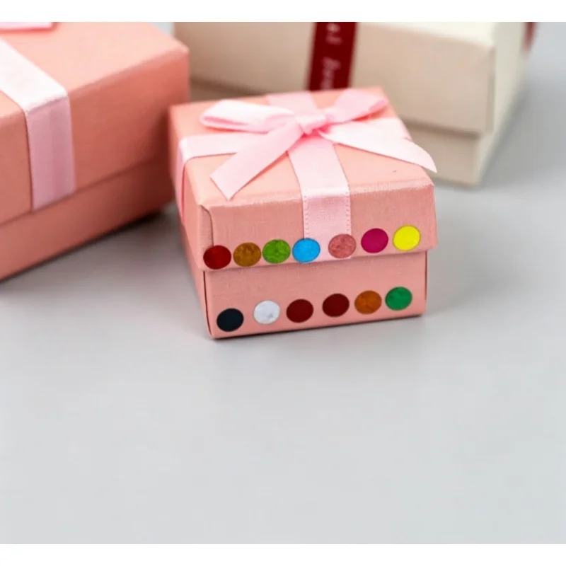 10 sheets Coded Labels Laser Shiny Dot Stickers 1/4 inch dot labels 16 color styles of color coded label stickers for office