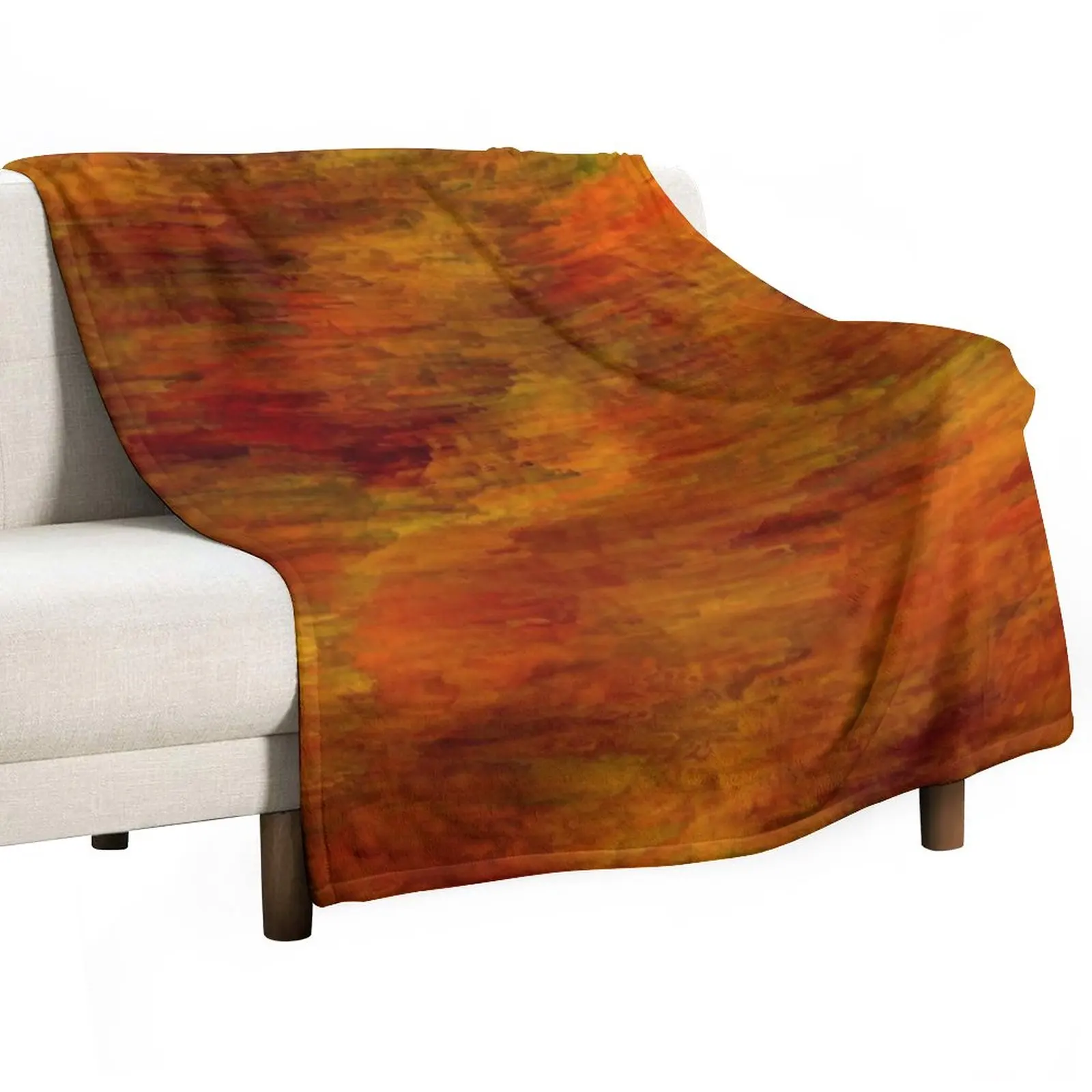 

Autumn abstract texture Throw Blanket Luxury Designer For Sofa Thin Blankets