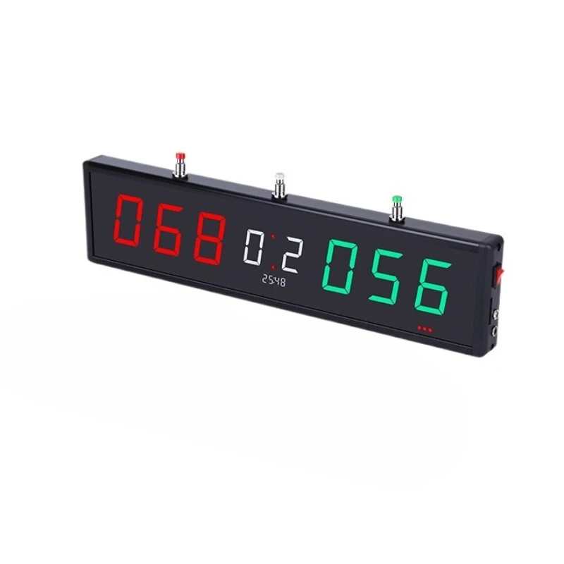 Multifunctional LED Electronic Scoreboard Wireless Control Electronic Scorer Voice Broadcast Scoreboards Portable Sports Parts