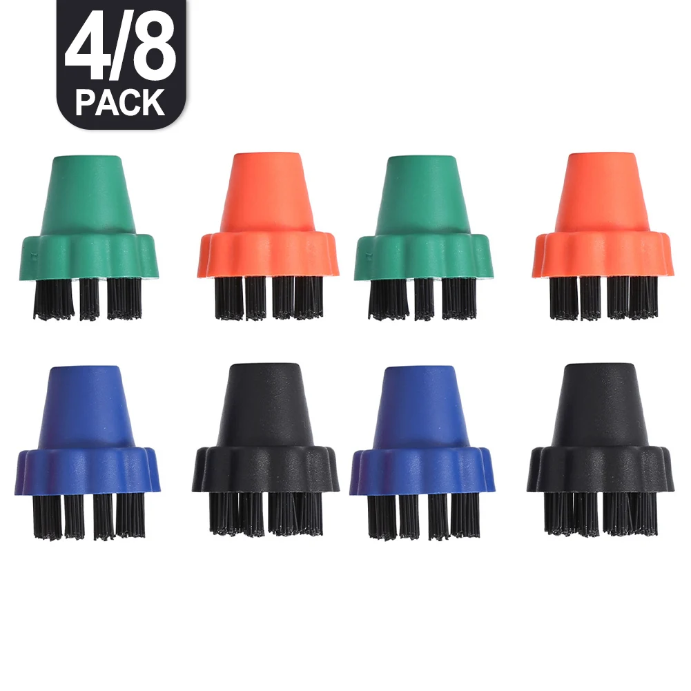 8/4 قطعة فرشاة شعيرات نايلون ملونة تعقيم فعال للأسطح المختلفة لـ VAPORETTO للمكنسة الكهربائية Unico #1