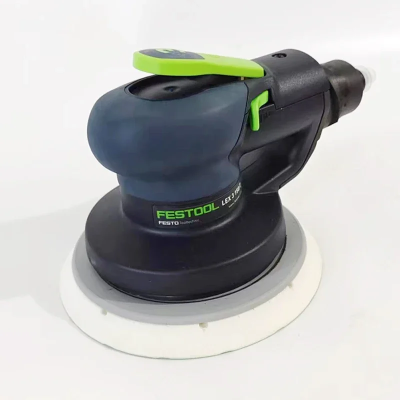 FESTOOL-Máquina de Lixa Moedor a Seco, 150mm, 5mm, Cabeça de Moagem Pneumática, Lixadeira Excêntrica Vibração, LEX No 3