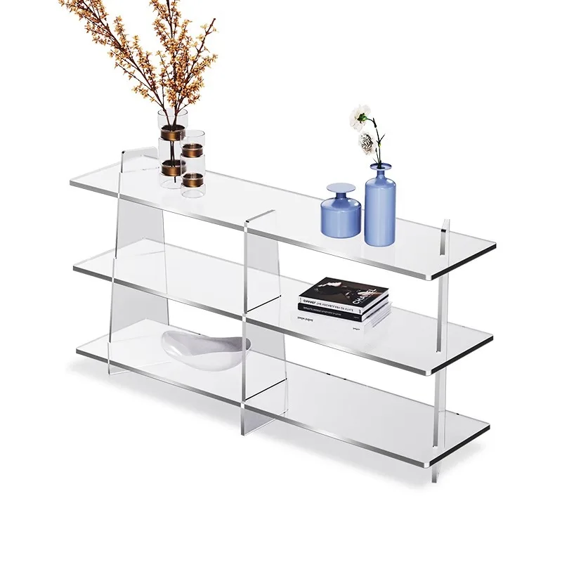 

Shelf, bathroom-free cabinet, acrylic porch punched floor-to-ceiling multi-layer storage, simple modern display stand