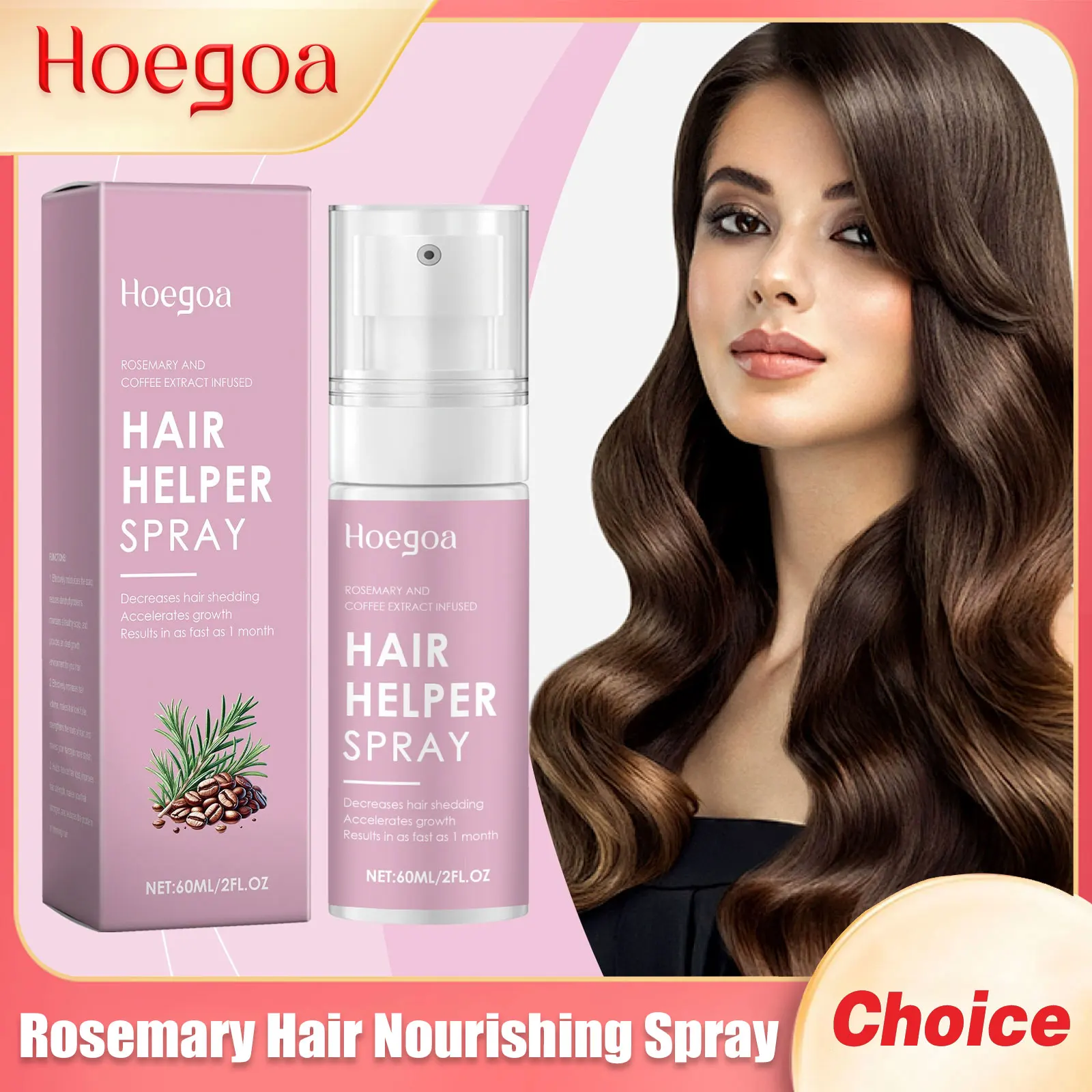 

Rosemary Hair Nourishing Spray Strengthen Growth Repair Scalp Damage Keep Shiny Restore Soft For Curly Hair Care Essential Oils