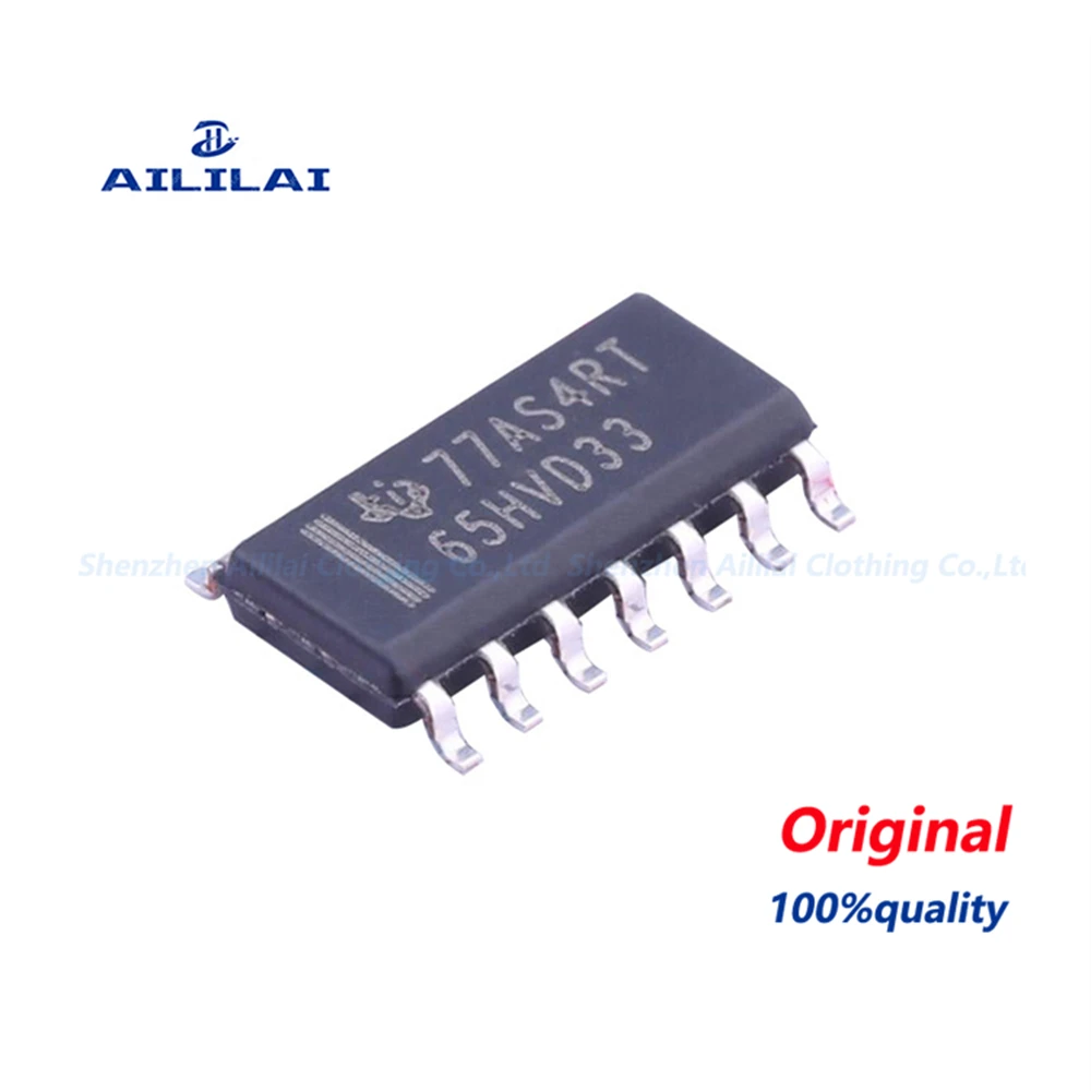 5pcs/lot New original 65HVD33 SN65HVD33DR SOIC-14 3.3V Full duplex RS-485 driver and receiver chip