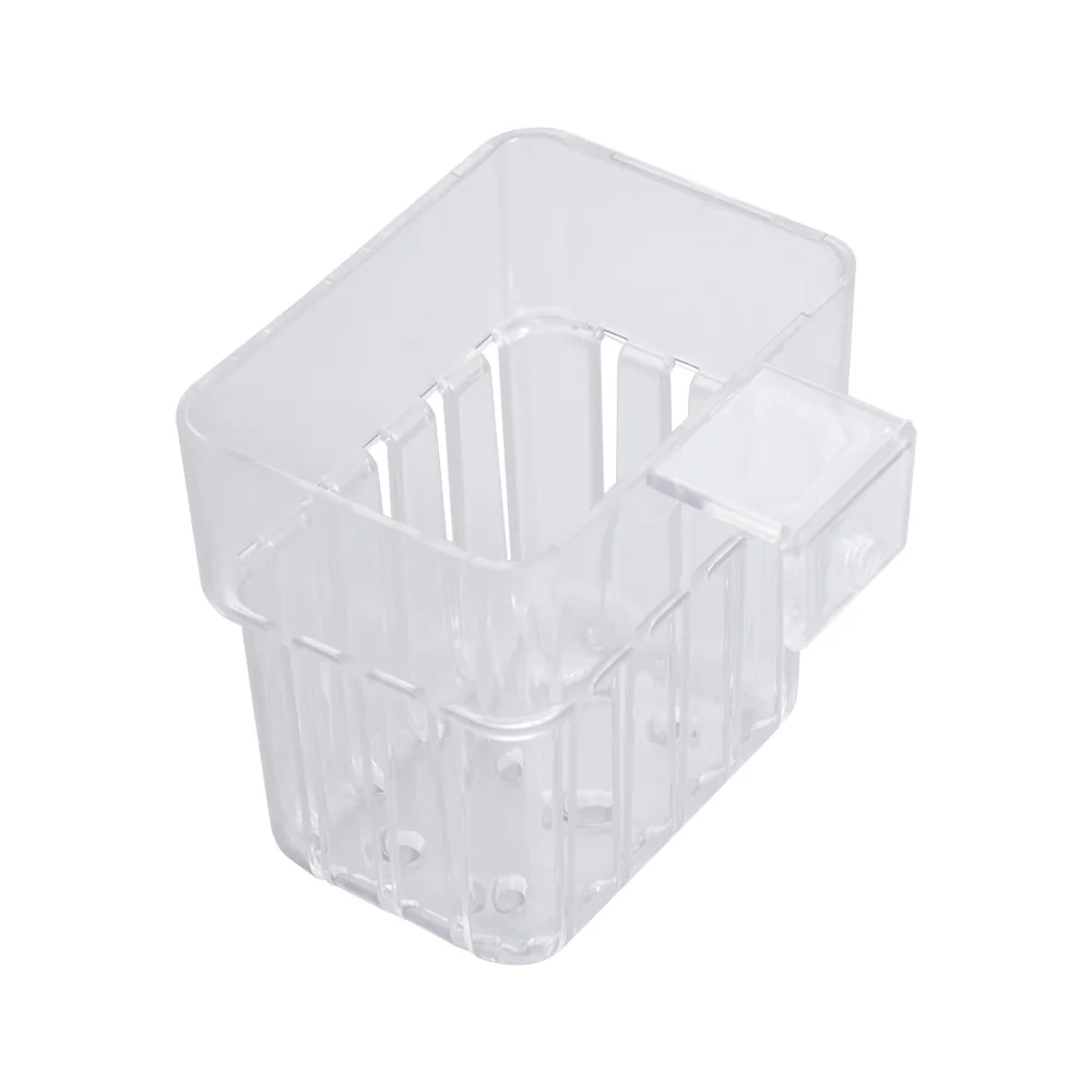 

Hanging Aquarium Planting Basket Transparent Plastic Water Grass Cup Household Aquatic Plant Holder Landscaping