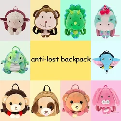 Cartoon Plush Baby Girl Boy Cute Anti-lost Bag Backpack Toddler Safety Harness Walker Strap Leash Kids Kindergarten Schoolbag