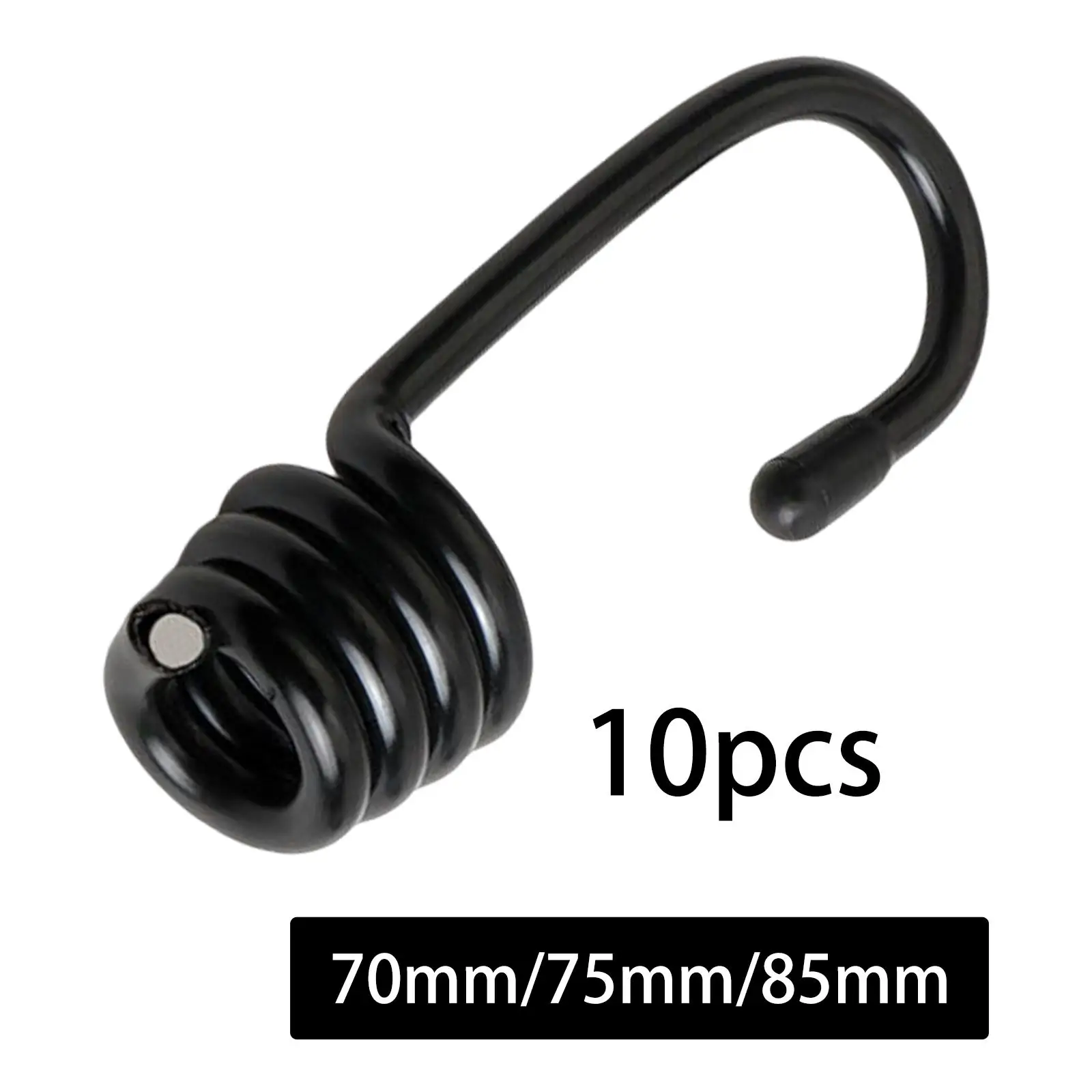 Bungee Rope Set of 10 Rope Terminal Ends Equipment Heavy Duty Spare Parts Shock Cord Open End Hooks for Kayaks Bungee Cord