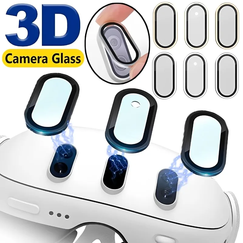 Camera Lens Protector for Meta Quest 3 Tempered Glass Lens Cover Anti-scratch Len Protective Films for Meta Quest3 Accessories