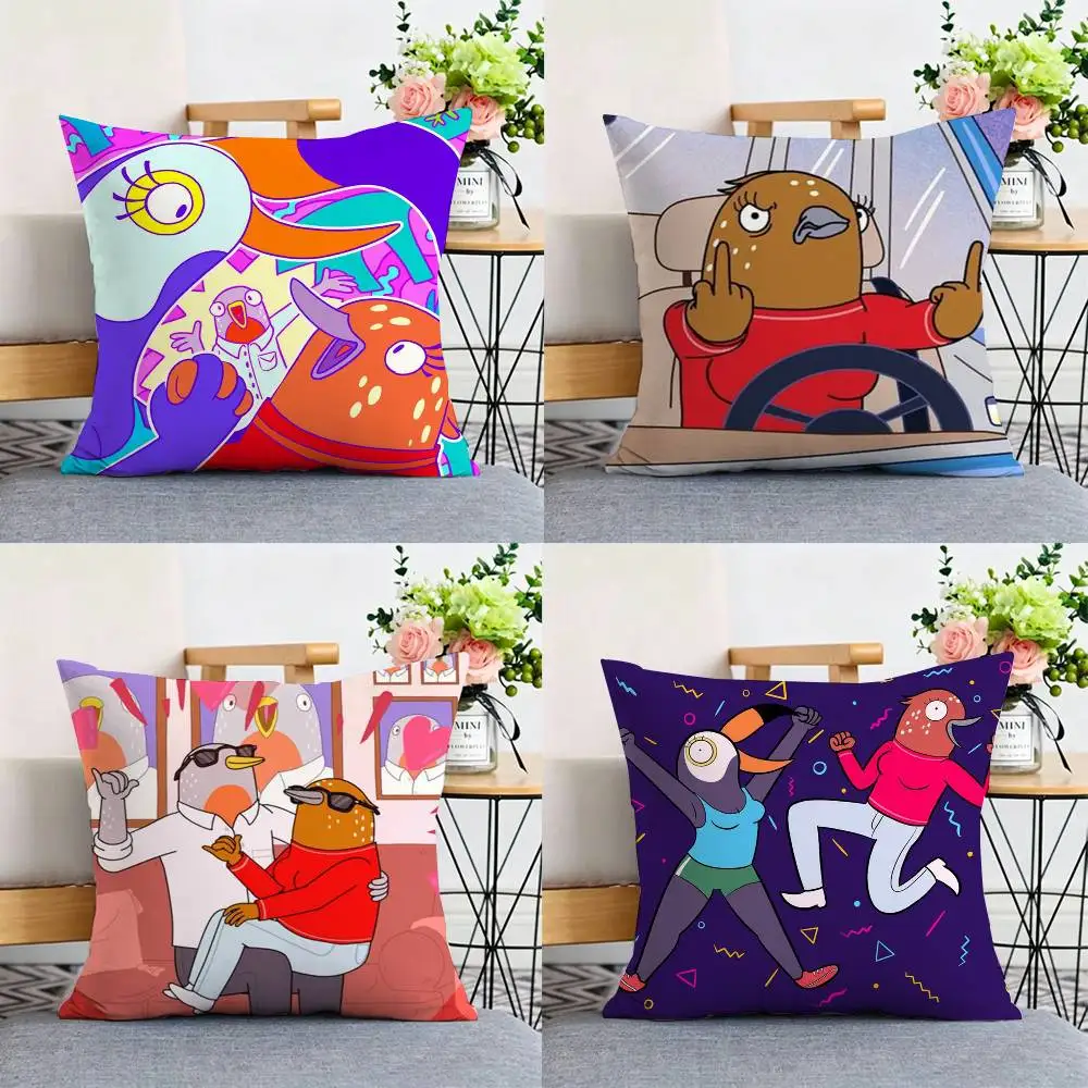 Tuca and Bertie Double-sided print Pillow Case Cushion Cover Throw Pillow Case For Car Sofa