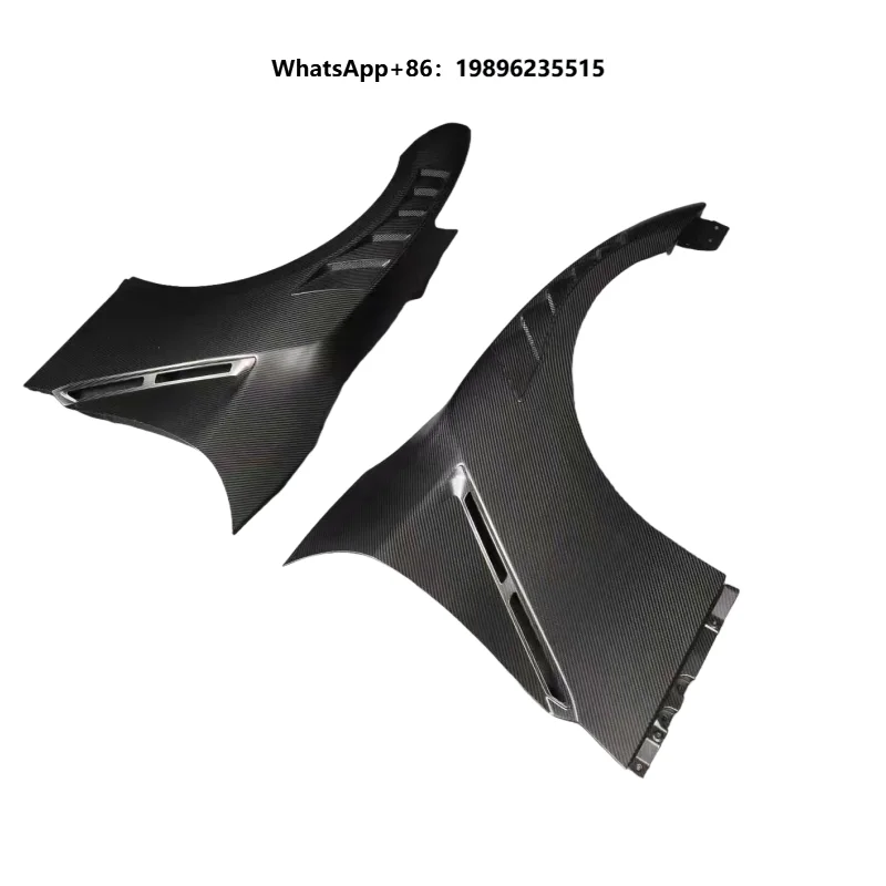 Dry Carbon Fiber Front Vented Fender for GTR35 R35 2008+ Front Bumper Side Fenders Car Parts