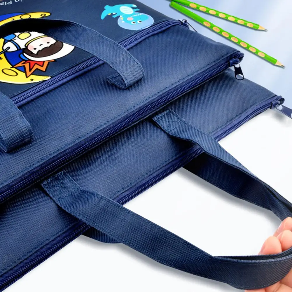 Children Handbag  Convenient Waterproof Wear-resistant  Kawaii Students Book Canvas Bag for School