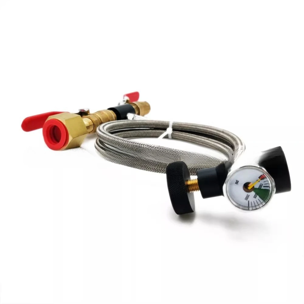 CO2 Soda Water Gas Cylinder Carbon Dioxide Cylinder Inflation Joint Inflation Valve Large to Small